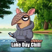 Armadillo Relaxing GIF by Chillo Dillo