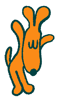 Dance Dog Sticker by Marie Spénale