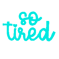 Tired Sleep Sticker