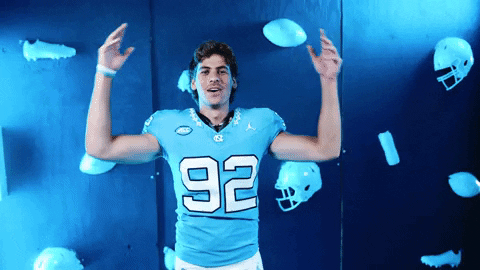 North Carolina Football GIF by UNC Tar Heels