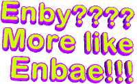 text non binary Sticker