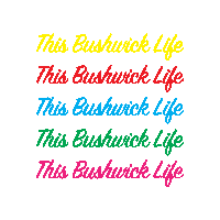 Neon Flashing Sticker by This Bushwick Life