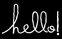 barcodepapelilustracion hello hi hola word GIF