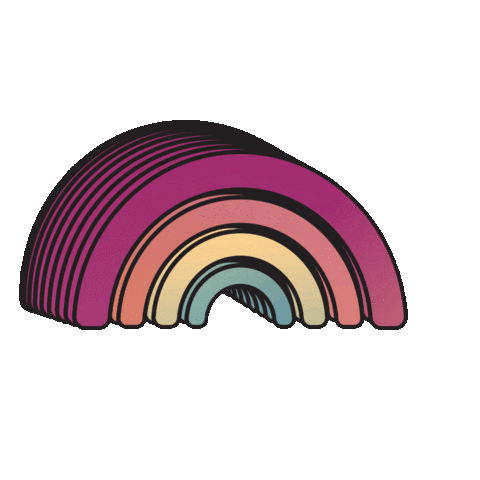 Rainbow Sticker by The Arcoíris Design Co