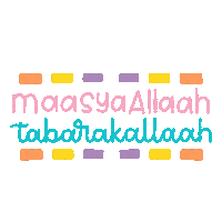 Lettering Islam Sticker