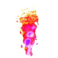 fire pink Sticker by Douglas Schatz