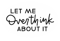 Life Overthinking Sticker by Zus Designs