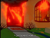 Scared Season 4 GIF by The Simpsons