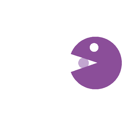 pacman go Sticker by Smartphoneonly