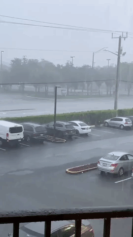 Heavy Rain and Wind Pummels Miami Amid Weather Warnings