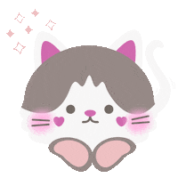 Bom Dia Cat Sticker