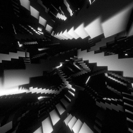 Relaxing Black And White GIF by xponentialdesign