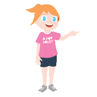 Pointing Waving Sticker by Shonduras
