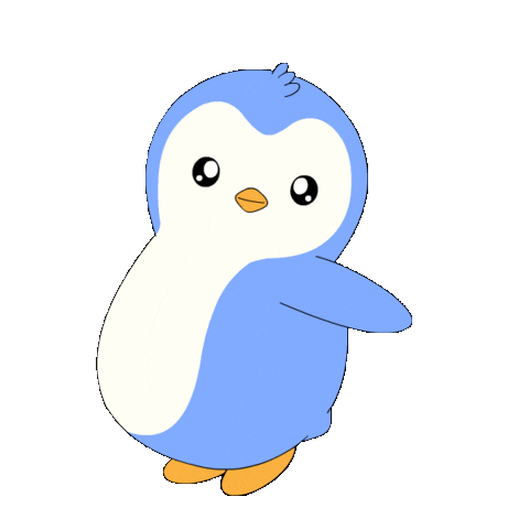 Dance Oops Sticker by Pudgy Penguins