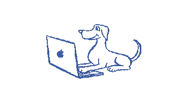 TrovaSposi lovvo trovasposi trovasposiit dog pc Sticker