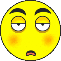 meh emoticon Sticker by AridenaOSD