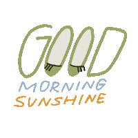 Good Morning Sticker by BrittDoesDesign
