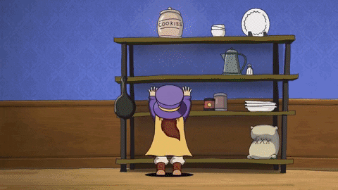 Steven_Quartz_Universe giphygifmaker horror a hat in time hat kid GIF