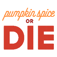 Pumpkin Spice Fall Sticker by Delish