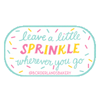 borderlandsbakery sweet baking cookies sprinkles Sticker