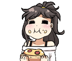 Pizza Eat Sticker by Jin