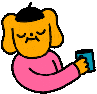 Chilling Good Morning Sticker by Cinta Hosta