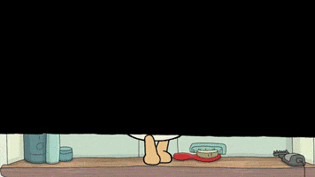 pink wig GIF by Sarah & Duck