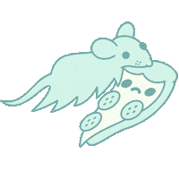 Halloween Pizza Sticker by 100% Soft