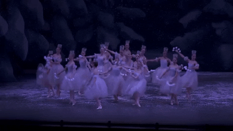 snow snowflakes GIF by New York City Ballet