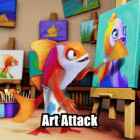 Art Attack GIF by TheConfishius