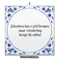 Nl Geld Sticker by Tegelspreuken.nl