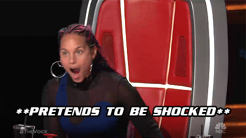 Pretends To Be Shocked GIF by The Voice