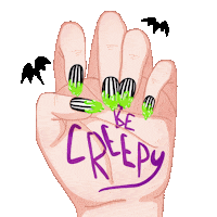 Halloween Hand Sticker by Majida Cosmetics
