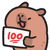 Capybara Sticker by sansanplanet