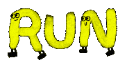Run Go Sticker