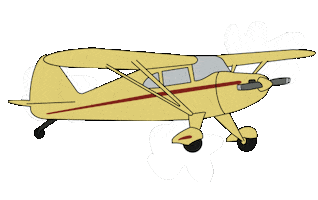 Clouds Flying Sticker