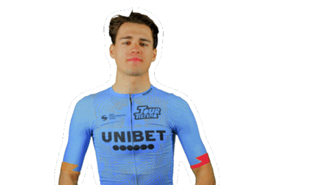 Cycling Davide Sticker by Tour de Tietema