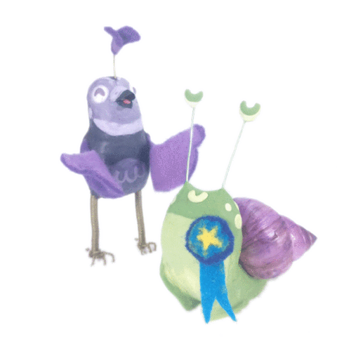 snailsandquailsart giphyupload celebration winner congratulations Sticker