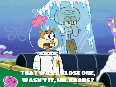 season 8 frozen face-off GIF by SpongeBob SquarePants