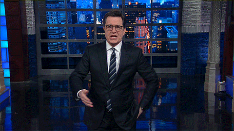 stephen colbert GIF by The Late Show With Stephen Colbert