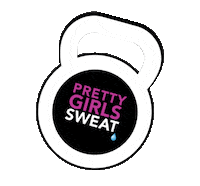 prettygirlssweat fitness gym health weights Sticker