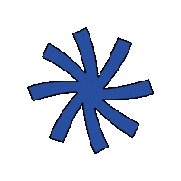 Blue Sticker