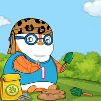 Flower Grow GIF by Pudgy Penguins