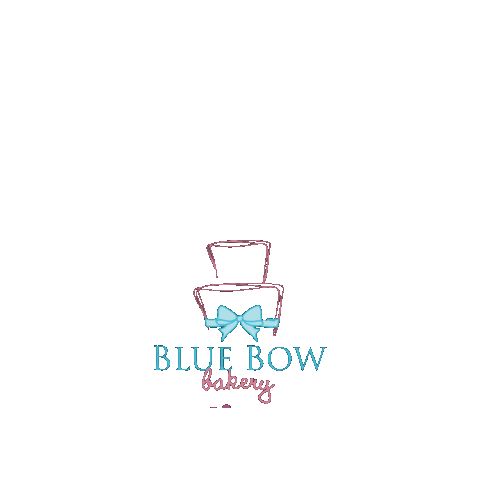 bluebowbakery giphygifmaker fresh freshly made blue bow bakery Sticker