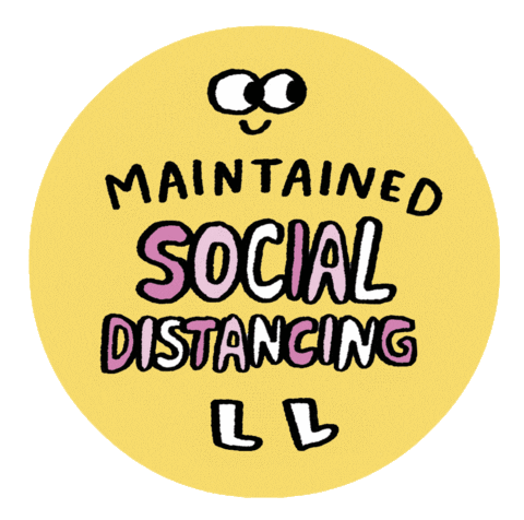 Quarantine Gemma Correll Sticker by BadgeBomb