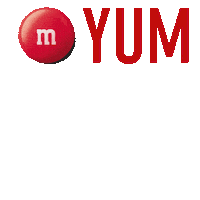 Yum Yum Candy Sticker by M&M’S Chocolate