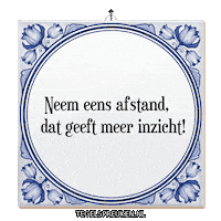 Humor Focus Sticker by Tegelspreuken.nl