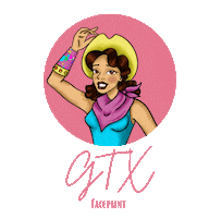 Tag Cowgirl Sticker by Micro Artistry Academy