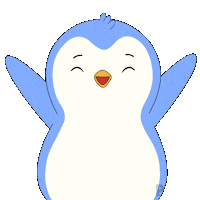 Lets Go Penguin Sticker by Pudgy Penguins