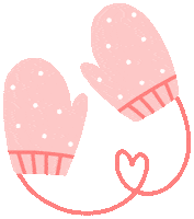 Pink Stay Warm Sticker by leeandracianci